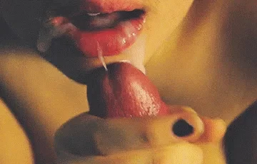 cum in mouth gif